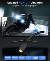Lenovo Maxonar Hdmi 2.1 kabelis 7m, 8k 120hz, 48gbps, Cl3, suderinamas su Ps5, XBOX