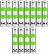 12x Įkraunamos baterijos Gp Recyko 950mah 1.2v Aaa R3 Nimh