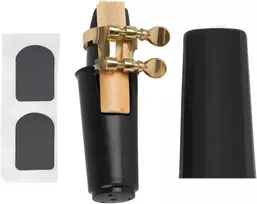 5 in 1 abs saksofono pūstukų rinkinys sopranui, muzikos instrumentų priedai su dangteliu, žaidimų priedai, priedai pučiamiesiems instrumentams
