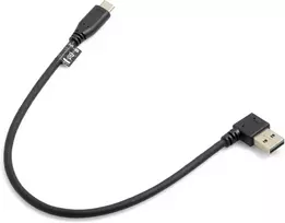 Adapteris Usb-c (m) į Usb-a (m) 90° kampu, 25 cm