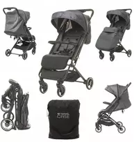 Vežimėlis 4baby Twizzy Graphite iki 22 kg Lengvas amortizatorius Uv Sulankstomas