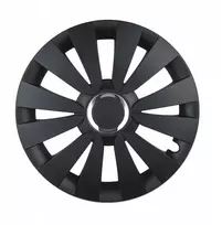 Leoplast Sky juodas matinis ratų gaubtas 14" universalus 1 vnt.