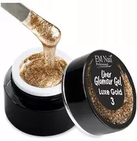 Em Nail Liner Glamour Gel Uv Led gelis nagų dailės raštams Luxe Gold 3