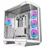 Akasa Kompiuterio korpusas Darkflash Dy470 Atx Cube Case 4 Argb ventiliatoriai laikiklis