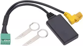 Automagnetola Dewin Mmi 3g Ami Aux kabelis, 12 kontaktų Bluetooth 5.0 Aux kabelio adapteris belaidžio garso įvesties pakaitalas A4 A6 Q5 Q7 A5 S5