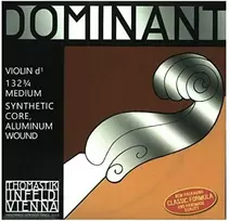 Dominant stygos 132 3/4 aliuminiu apvyniota smuiko D styga