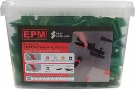 Epm Easy Leveling plytelių lyginimo sistema, 200 spaustukų, 3 mm