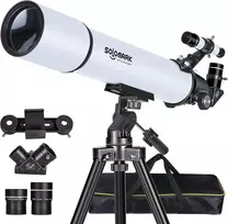 Mikroskopas Profesionalus Refraktorius Teleskopas 80/900mm Vaikams ir Pradedantiesiems