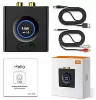 Automagnetola Bluetooth 5.0 audio imtuvas Jack 2 Rca Miilink 1mii Ml200 Aptx 50m veikimo spindulys