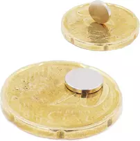Brudazon 25 mini diskiniai magnetai 7 x 1 mm N52 stipriausio lygio neodimio magnetai itin stiprūs magnetai modelių gamybai, nuotraukoms, lentoms, skelbimų lentoms, šaldytuvams, rankdarbiams, ypač stiprūs diskiniai magnetai