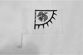 Az flag - automobilio vėliavėlė vikingų varnas - 45 x 30 cm - varno automobilio vėliavėlė 30 x 45 cm - automobilio vėliavėlės