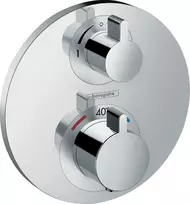 Hansgrohe Ecostat S termostatinis maišytuvas paslėptam montavimui su integruotu uždarymo/perjungimo vožtuvu #15758000