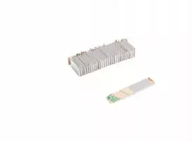 Neodimio magnetas, plokštelė Mpł 40x12x1 N38 su 3m klijais, 5 vnt. komplektas