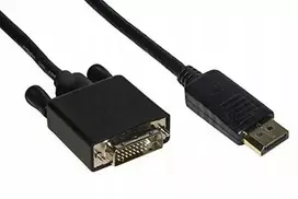Link Displayport Dp-dvi-d M/m kabelis, juodas, 2 m