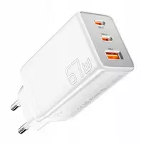 Essager Greitas tinklo įkroviklis 2x Usb-c Usb-a Gan Pd Qc 4.0 67w