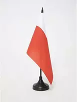 Az flag abu dabio stalo vėliava 5'' x 8'' - jae abu dabio emyrato stalo vėliava 21 x 14 cm - juodas plastikinis kotas ir pagrindas