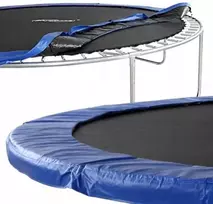 LENGVAI MONTUOJAMAS TRAMPLINO APSAUGINIS KRAŠTAS 427-435CM SAUGUS KILIMĖLIS