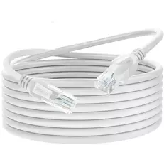 Cat 6 Ethernet kabelis 2m, itin lankstus, baltas, 10Gb/s