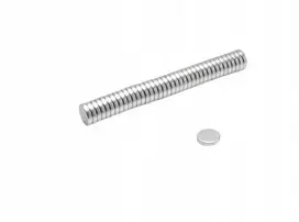 Neodimio magnetas, cilindro formos, Mw 7x1,5 N38, 100 vnt.