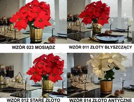Dekoratyvinės gėlių vazonų "auksinis rinkinys" 5 vnt. Ø12 cm