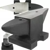 Bass Polska Dviragis plieno kalvio priekalas, skirtas metalo apdirbimo darbams, 30 kg