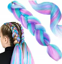 Garnier Sintetiniai plaukai kasytėms ombre spalvotos kasytės sruogos 130cm