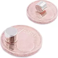 Brudazon 10 mini diskiniai magnetai 5 x 4 mm N52 stipriausio lygio neodimio magnetai itin stiprūs magnetai modeliavimui, nuotraukoms, lentoms, skelbimų lentoms, šaldytuvams, rankdarbiams, ypač stiprus magnetinis diskas