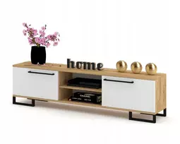 TV staliukas Stovinti Tv spintelė Komoda Tv Craft, balta matinis