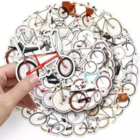 Retro Bicycle lipdukai nešiojamam kompiuteriui (50 vnt.), dovana vaikams, paaugliams, suaugusiems, berniukams