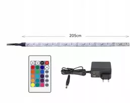 Led apšvietimas spintai komodai 205cm rgb