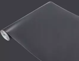 Dekoratyvinė tamsiai pilka matinė lipni Pvc plėvelė spintelėms, durims