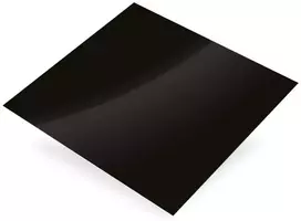 Aliuminio lakštas juodai lakuotas 500 x 250 x 1 mm