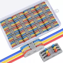 28 dvipusių greitųjų jungčių rinkinys elektros laidams