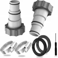 Žarnos jungtis nuo 1.25" iki 1.5" Intex filtrams, baseino adapteris, 2 vnt.