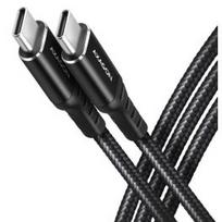 Axagon Cable USB-C to USB-C, 1.5m, 240W, Braided Black Įkroviklis BUCM2-CM15AB