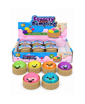 Kids Fun Squishy Dumpling žaislas su blizgučiais 5,5 cm