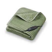 Beurer HD 72 Waffle Sage Green šildoma antklodė, 180 × 130 cm, šalavijų žalia