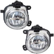 LED priekiniai rūko žibintai BMW X5 F15 F85 (2013–2018 m.), kairė ir dešinė, komplektas (2 vnt.)