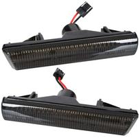 LED šoniniai dinaminiai posūkio žibintai BMW E38 (1994–2001 m.), tamsinti, komplektas (2 vnt.)