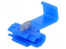 Quick splice | IDC | 1.5÷2.5mm2 | for cable | blue | Variant: splitter