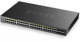 ZYXEL GS2220-50HP,EU REGION,48-PORT GBE L2 POE SWITCH WITH GBE UPLINK (1 YEAR NCC PRO PACK LICENSE B