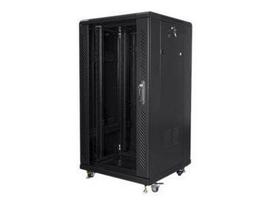 Serveriai Lanberg  Rack cabinet 19" free-standing 22U/600x600 (flat pack), black |