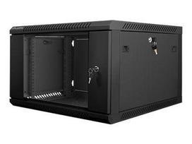 Serveriai Lanberg  Rack cabinet 19" wall-mount 6U/600x600 (flat pack) V2, black |