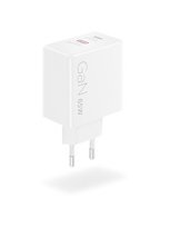 Nešiojamojo kompiuterio įkroviklis Lenovo Dual USB-C 65W GaN Charger, 2 USB-C prievadai