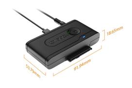 Icy Dock EZ-Adapter Ex MB931U-1VB R1 USB-C+A Gen 2 (10Gbps) to U.2 NVMe SSD Thunderbolt 4 Port Compatible Reader Adapter