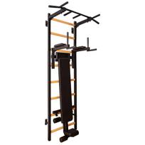 „benchk“ Gimnastikos Kopėčios Su Metaline Traukimosi Strypu, 6 Rankenomis Ir Turėklu, Treniruočių Suolas 223b