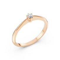 Auksinis žiedas su deimantais „Odessa“