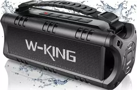 W-KING belaidė Bluetooth kolonėlė 60 W IPX6, 24 h, AUX, TF, USB, D8 mini