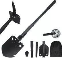 ADTSADDTO sulankstomas daugiafunkcis kastuvas iš anglinio plieno, reguliuojamas ilgis 38–81,2 cm, KST028