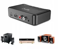 Automagnetola Bluetooth 5.0 Aptx Bt 2rca adapteris 3,5 mm mini Jack imtuvas